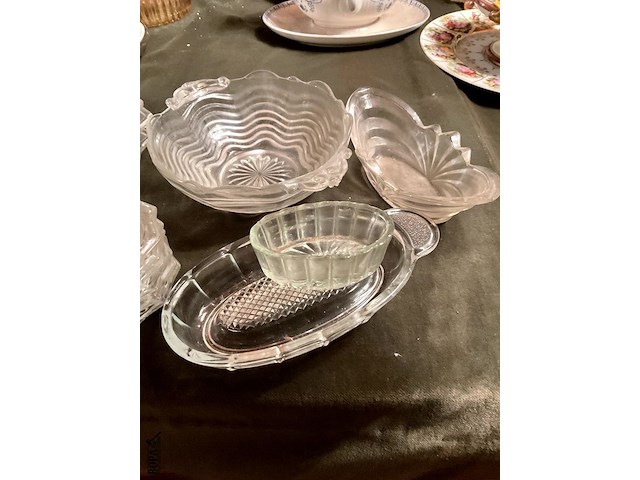 Lot 365 - oud glaswerk, 14 stuks - afbeelding 3 van  3