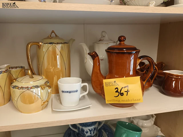 Lot 367 - koffie servies. 20 stuks - afbeelding 1 van  4