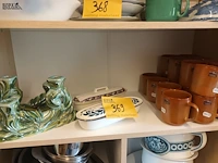 Lot 369 - kandelaars, tassen en schalen. 24 stuks - afbeelding 1 van  4