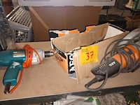 Lot 37 - boormachine en haakse slijper - afbeelding 1 van  5