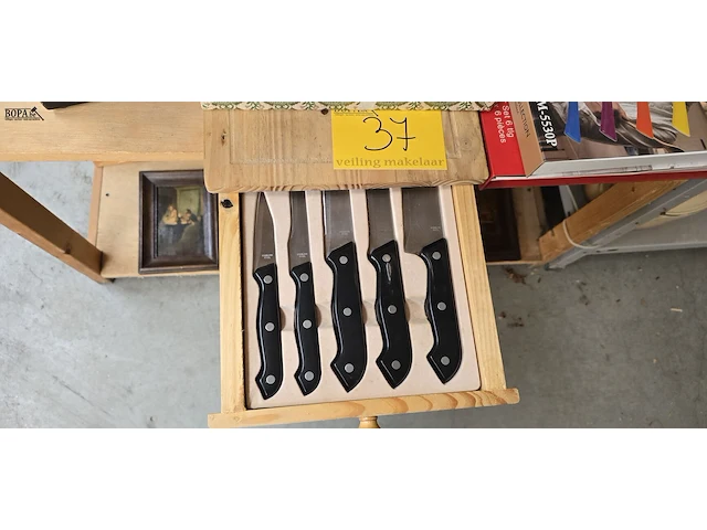 Lot 37 - messen dozen en blok 5 sets - afbeelding 5 van  10