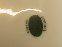 Lot 372 - vintage limoges borden. 5 stuks - afbeelding 3 van  3