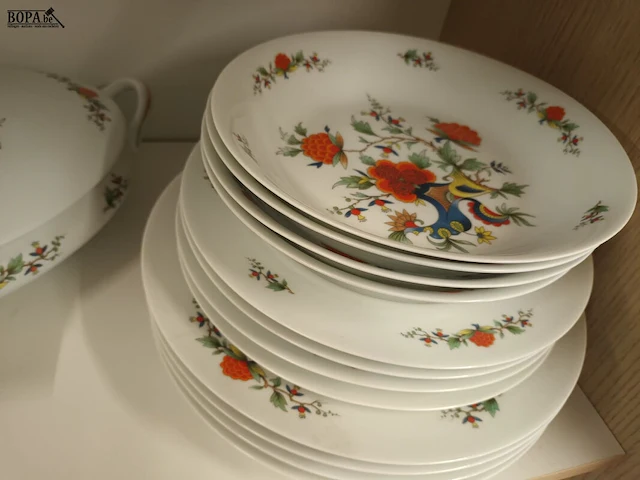 Lot 375 - vintage servies limoges. 15 stuks - afbeelding 3 van  4