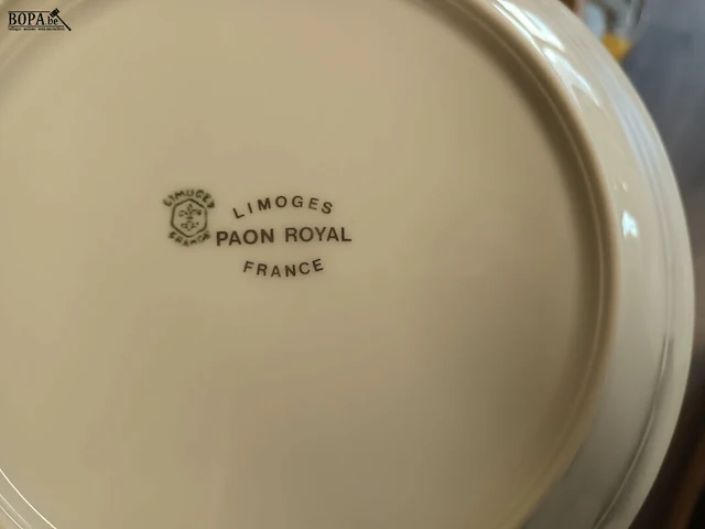 Lot 375 - vintage servies limoges. 15 stuks - afbeelding 4 van  4