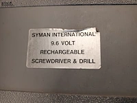 Lot 38 - accu schroevendraaier syman - afbeelding 5 van  5