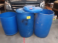 Lot 38 - blauwe ton. 3 stuks - afbeelding 1 van  3