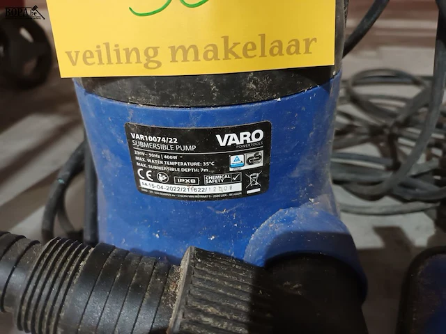 Lot 38 - dompelpomp varo - afbeelding 2 van  3