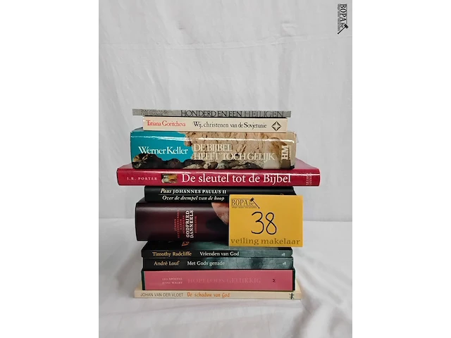 Lot 38 - lot boeken, religie, 10 stuks - afbeelding 1 van  1