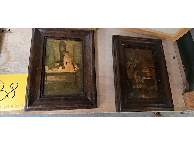 Lot 38 - set oude kadertjes en moderne kadertjes - afbeelding 3 van  5