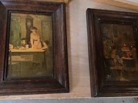 Lot 38 - set oude kadertjes en moderne kadertjes - afbeelding 3 van  5