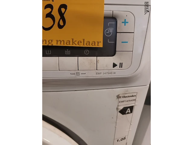 Lot 38 - wasmachine electrolux - afbeelding 3 van  5