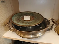 Lot 380 - lampenkappen en verwarmer. 7 stuks - afbeelding 3 van  3