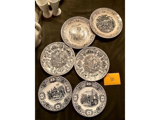 Lot 381 - napoleon & hannibal borden, 6 stuks - afbeelding 1 van  7
