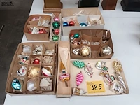 Lot 385 - antieke kerstballen. 50 stuks - afbeelding 1 van  5