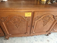 Lot 39 - antieke houten dressoir kast - afbeelding 1 van  4
