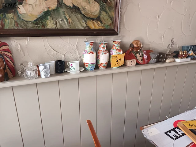 Lot 39 - diverse decoratie. 20 stuks - afbeelding 1 van  6