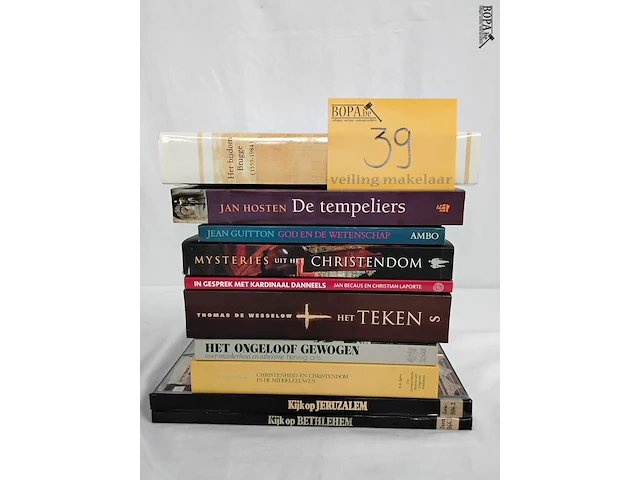 Lot 39 - lot boeken, religie, 9 stuks - afbeelding 1 van  1