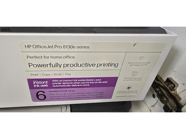 Lot 39 - printer hp office jet pro 8134e - afbeelding 3 van  6