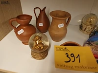 Lot 391 - vazen en decoratie. 15 stuks - afbeelding 3 van  4