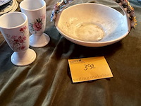 Lot 392 - schaaltje met 2 bekers l'hirondelle, 3 stuks - afbeelding 4 van  6