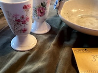 Lot 392 - schaaltje met 2 bekers l'hirondelle, 3 stuks - afbeelding 5 van  6