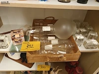 Lot 392 - windglazen en kristal. 22 stuks - afbeelding 1 van  4