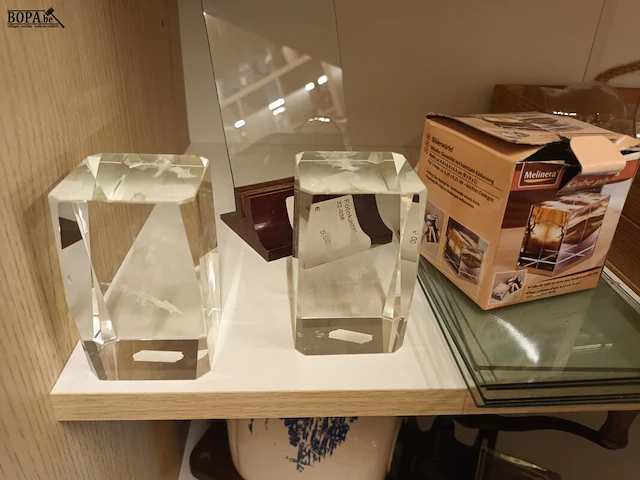 Lot 392 - windglazen en kristal. 22 stuks - afbeelding 2 van  4