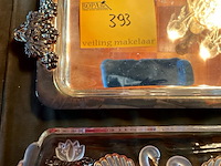 Lot 393 - verzilverde en kristallen schalen, 2 stuks - afbeelding 5 van  6