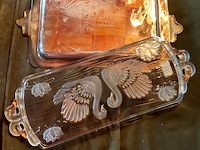 Lot 393 - verzilverde en kristallen schalen, 2 stuks - afbeelding 6 van  6