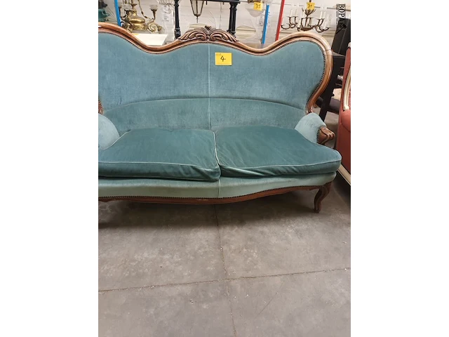 Lot 4 - antieke zetel - afbeelding 1 van  5