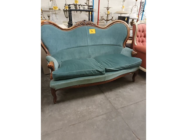 Lot 4 - antieke zetel - afbeelding 4 van  5