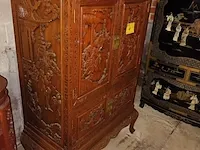 Lot 4 - chinese volhouten kast - afbeelding 6 van  6