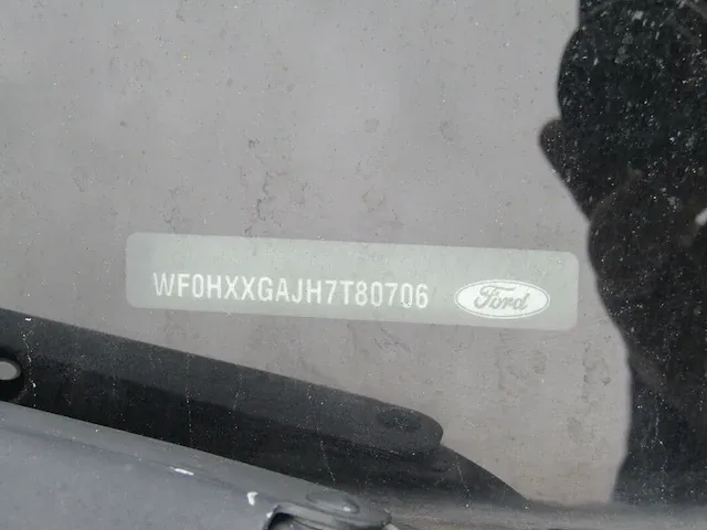 Lot 4 - ford fiesta (2007-chass.wf0hxxgajh7t80706) - afbeelding 3 van  14