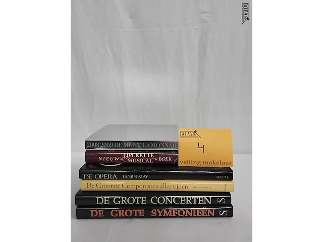 Lot 4 - koffietafelboeken opera, 6 stuks - afbeelding 1 van  2