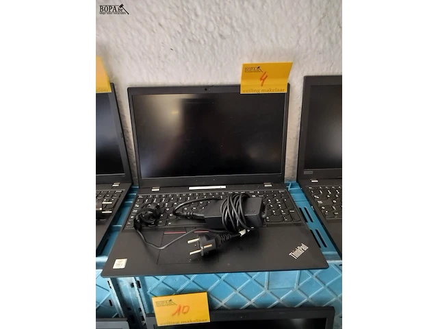 Lot 4 - lenovo thinkpad laptop (15,6 inch) - afbeelding 1 van  2