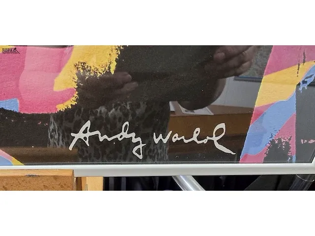 Lot 4 - litho andy warhol new york - afbeelding 4 van  5