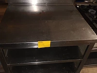 Lot 4 - rvs werktafel - afbeelding 2 van  4