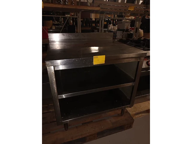Lot 4 - rvs werktafel - afbeelding 4 van  4