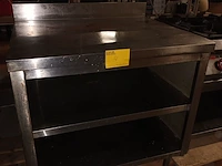 Lot 4 - rvs werktafel - afbeelding 4 van  4