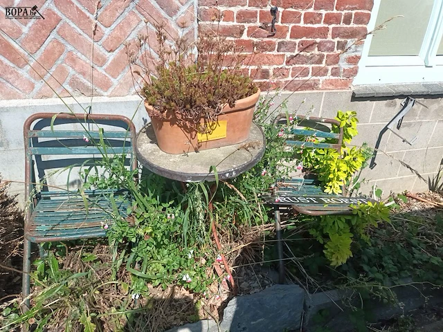 Lot 4 - terrastafeltje met stoelen - afbeelding 1 van  5