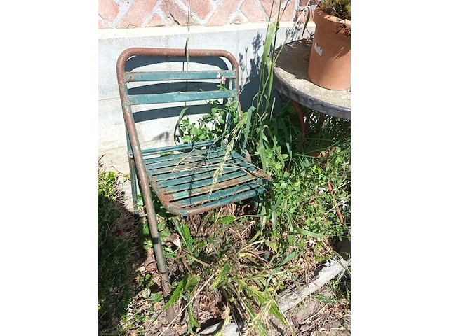 Lot 4 - terrastafeltje met stoelen - afbeelding 2 van  5