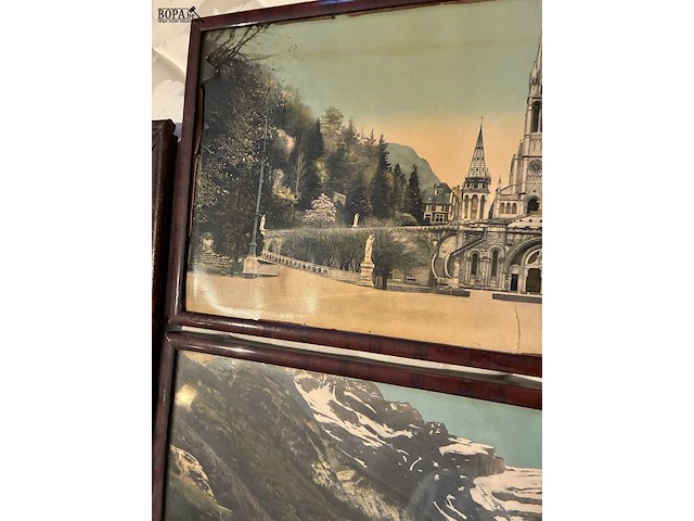 Lot 40 - lot van 6 kaders - afbeelding 7 van  8