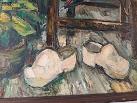 Lot 40 - schilderij met fazant - afbeelding 5 van  5