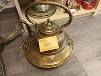 Lot 400 - koperen ketel - afbeelding 1 van  3