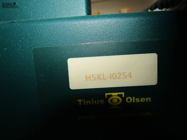 Lot 401 - test machine tinius olsen h5kl - afbeelding 6 van  7
