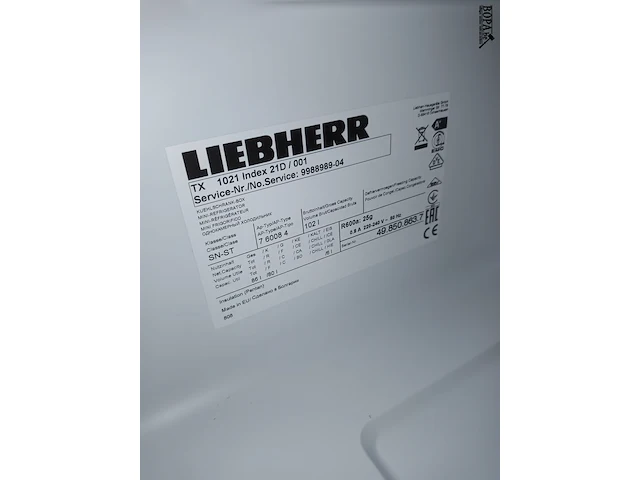Lot 402 - koelkast liebherr - afbeelding 3 van  4