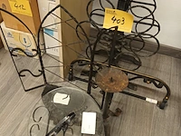 Lot 403 - decoratie in smeedijzer. 5 stuks - afbeelding 1 van  5