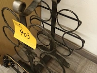 Lot 403 - decoratie in smeedijzer. 5 stuks - afbeelding 2 van  5