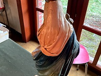 Lot 404 - mariabeeld met kind jezus schade plaaster - afbeelding 6 van  7