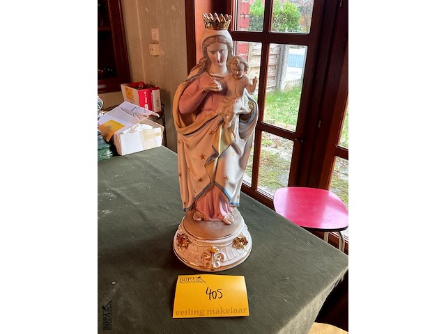 Lot 405 - mariabeeld biscuit - afbeelding 1 van  3